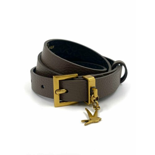 фото Ремень beautiful birds, размер 95, коричневый