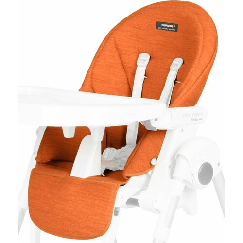 Сменный вкладыш Peg-Perego Prima Pappa Follow Me/Siesta Follow Me, грязеотталкивающая ткань, wonder orange