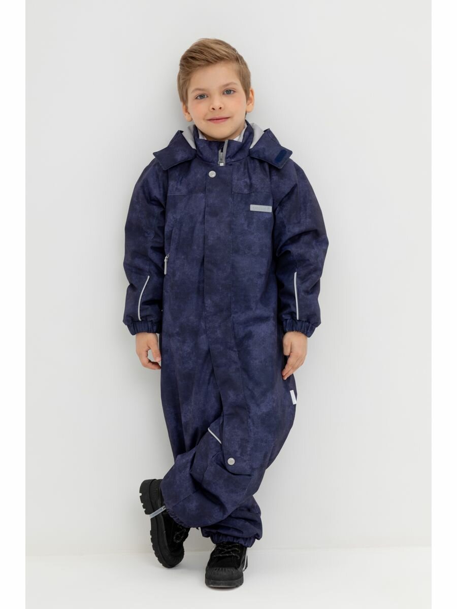 Комбинезон для мальчика CROCKID, ВК 60069/темно-синий, р. 104-110