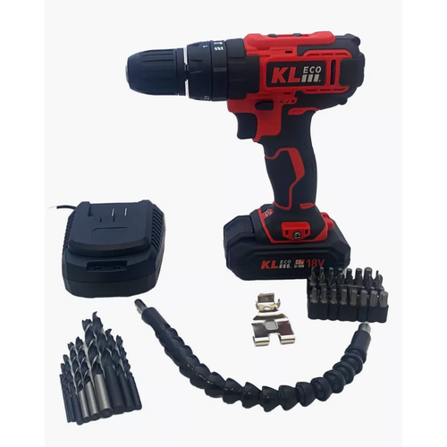 Дрель-шуруповерт ударная аккумуляторная KLECO KE18DM-15 607400₽