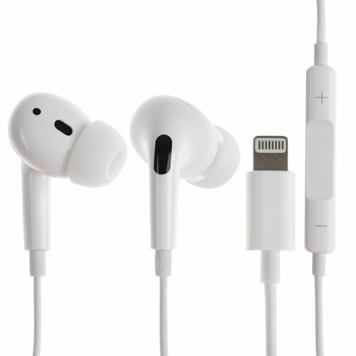 Наушники S858 проводные вакуумные Lightning 12 м белые 166300₽