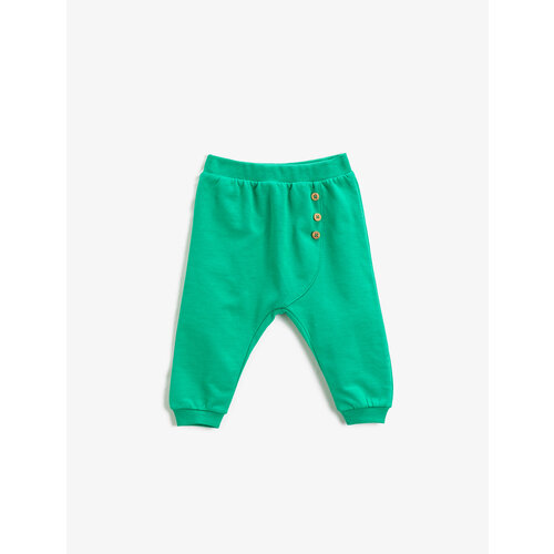 Брюки KOTON, размер 18-24 месяцев, зеленый брюки koton размер 18 24 месяцев коричневый