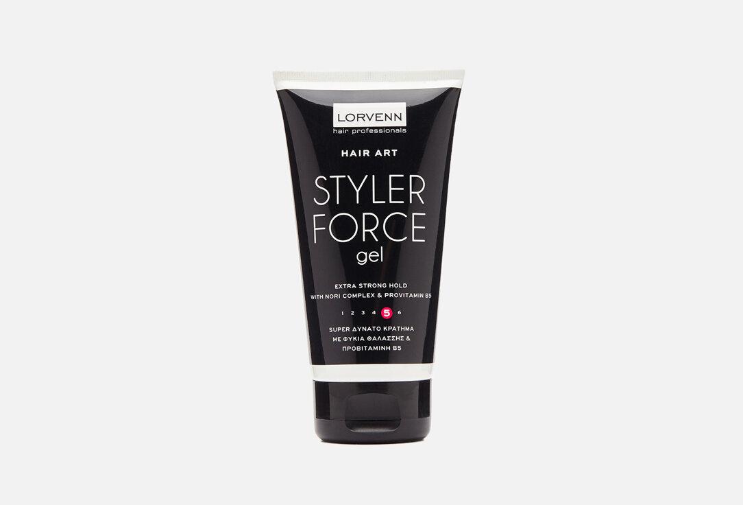 Гель для волос очень сильной фиксации LORVENN STYLER FORCE GEL / объём 150 мл