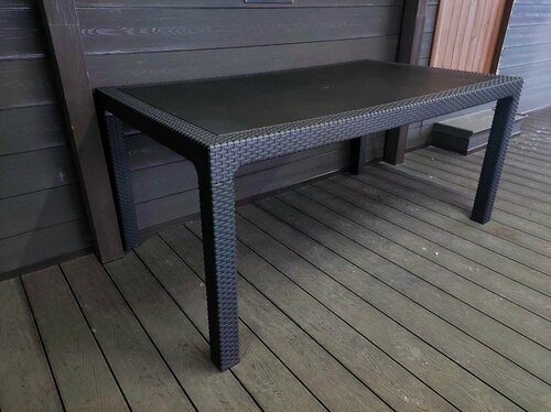 Изображение товара Стол прямоугольный 165х95 см под ротанг Калифорния Макси "California Maxi" арт.80145