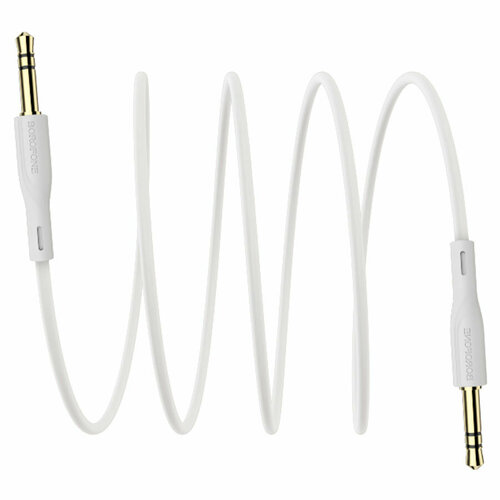 Аудиокабель BOROFONE BL1 Audiolink AUX Jack 3.5 (m) - Jack 3, 5 (m), 1 м, белый
