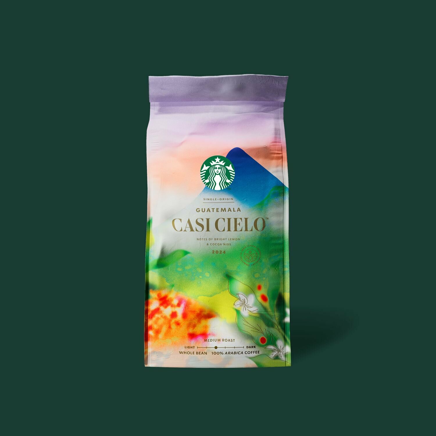 Starbucks Guatemala Casi Cielo Whole Bean Coffee 2024 кофе в зернах 250 г