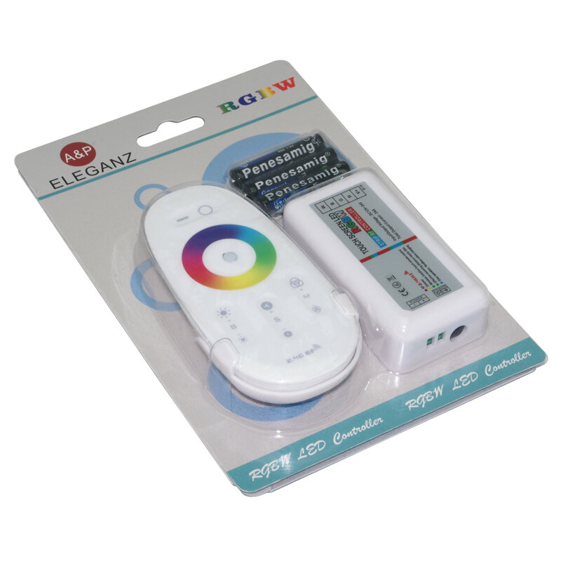 Контроллер Eleganz RGB+White TOUCH 288/576 Вт, сенсорный, AC, белый, IP20