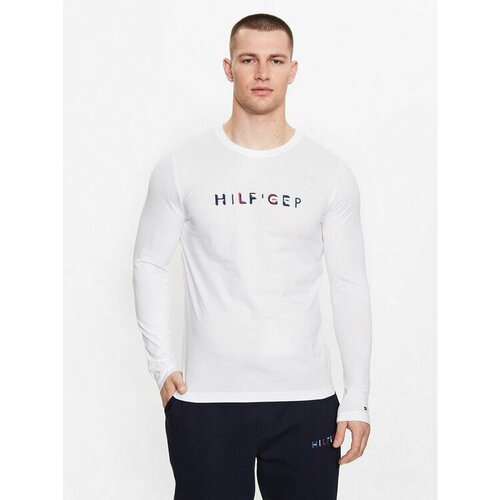 Лонгслив TOMMY HILFIGER, размер XL [INT], белый лонгслив tommy hilfiger размер xl [int] розовый