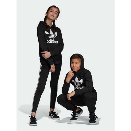 Худи adidas, размер 11/12Y [METY], черный