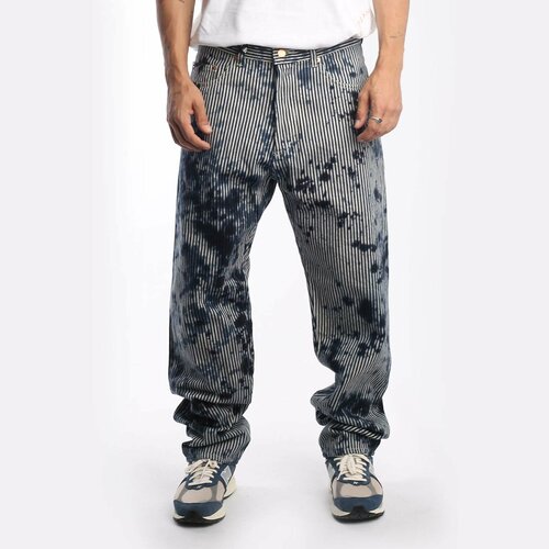 Брюки Hombre Nino Tie Dye 5 Pocket Pants, размер S, серый