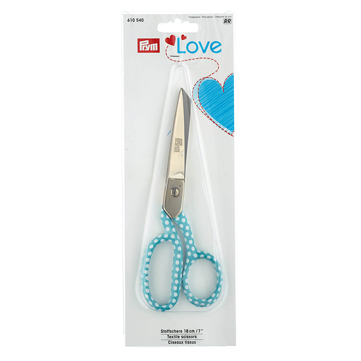 Ножницы для рукоделия и шитья Love, 18 см, Prym, 610540