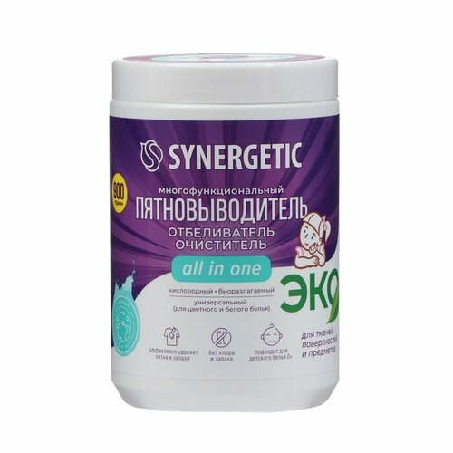Кислородный пятновыводитель SYNERGETIC банка 900 гр 799₽