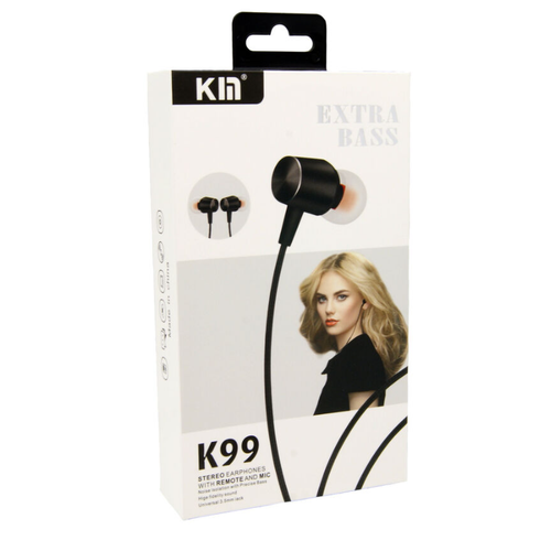 Наушники проводные Kin K99 Mic черный 35500₽