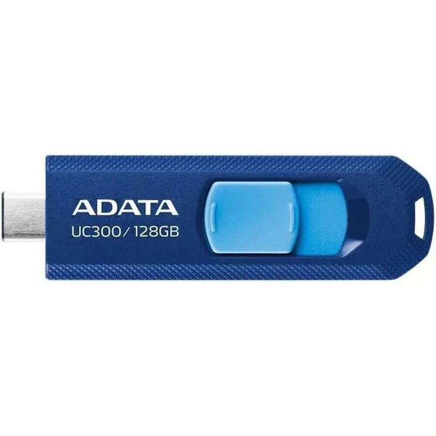 Флешка A-DATA 128GB (ACHO-UC300-128G-RNB/BU) UC300, USB 3.2/TypeC, синий/голубой