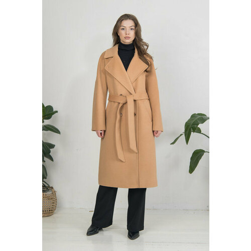 Пальто Modetta Style, размер 46, бежевый плащ modetta style размер 46 черный бежевый