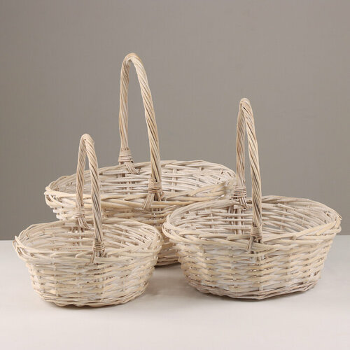 Набор корзин Коса 3 шт 351436 см 301231 см 251026 см ива 4840₽