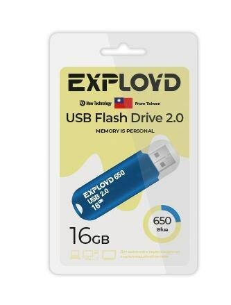 Флешка Exployd EX-16GB-650-Blue 16 Гб Blue