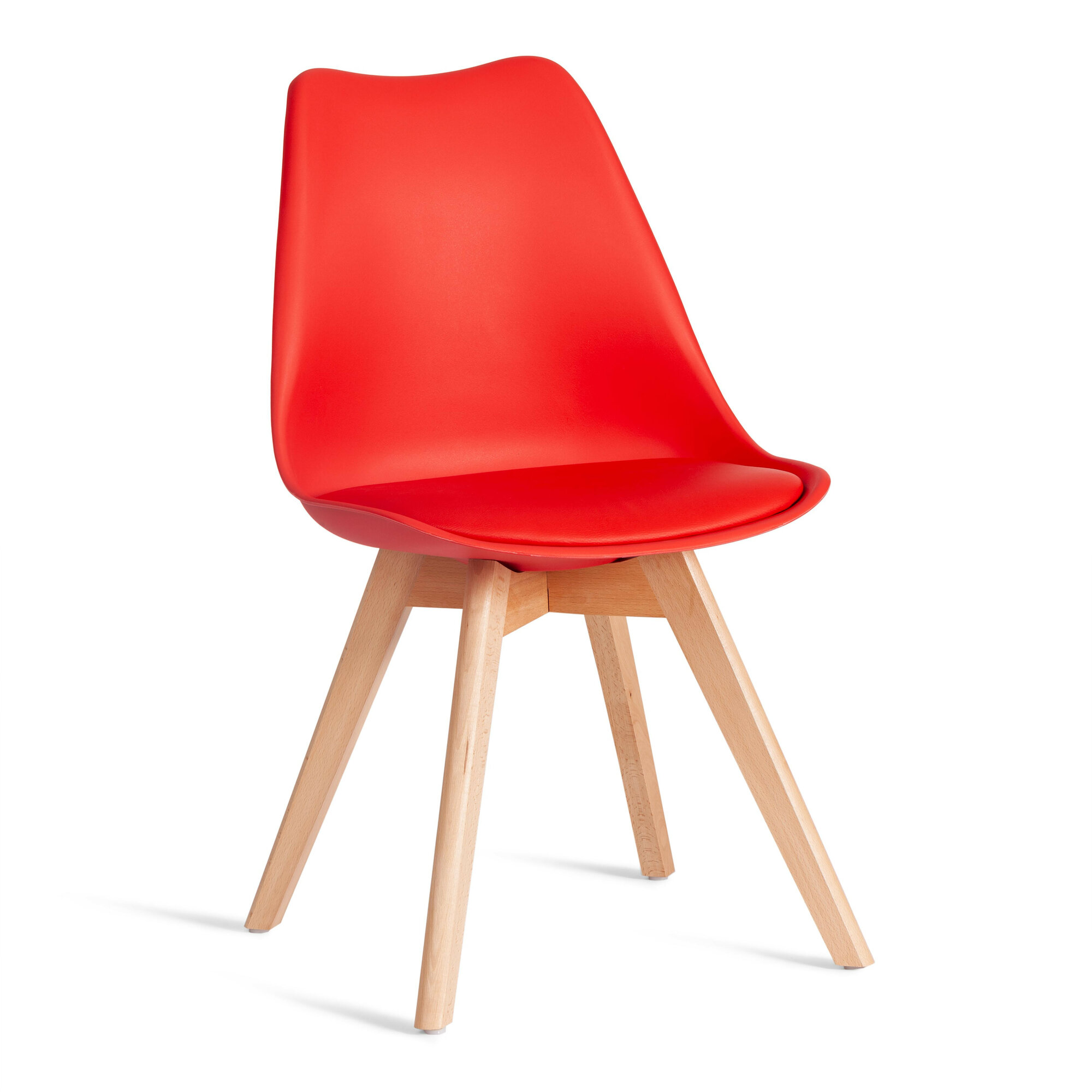 Комплект стульев для кухни TetChair TULIP (mod. 73-1), 4 шт, красный