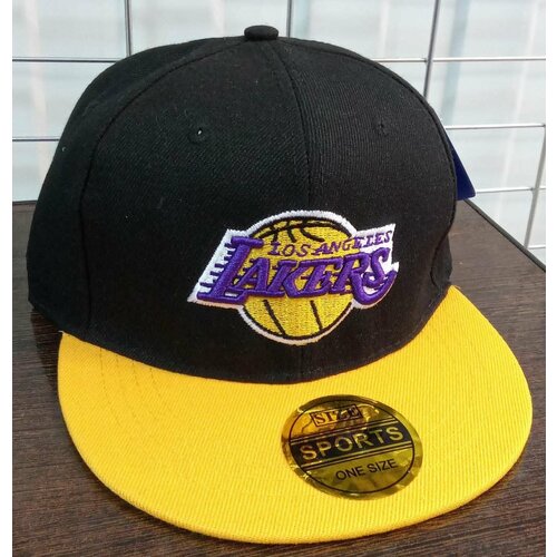 Для баскетбола Лейкерс кепка летняя баскетбольного клуба NBA LOS ANGELES LAKERS ( США ) бейсболка Черная