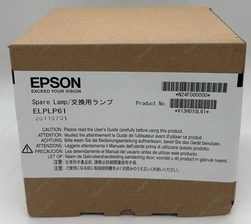 Epson ELPLP61 / V13H010L61(OM) оригинальная лампа в оригинальном модуле