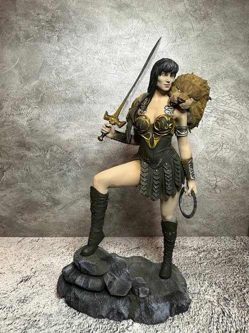 Зена королева воинов Xena Warrior Princess v.3 фигурка (окрашена) (15 см / Разноцветный (покрашен))