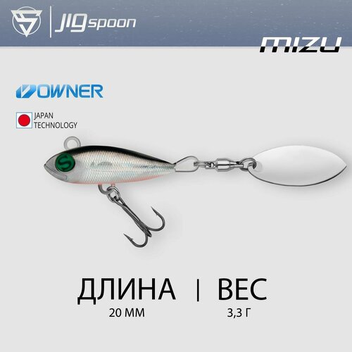 блесна тейл спиннер sprut goro 40 40mm 10g sbk2 Блесна тейл-спиннер / Sprut Mizu 20 (20mm/3,3g/SBK2)