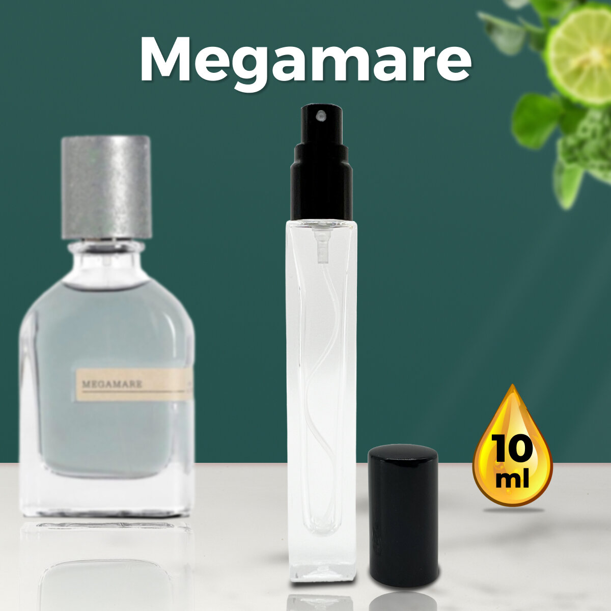 "Megamare" - Духи унисекс 10 мл + подарок 1 мл другого аромата
