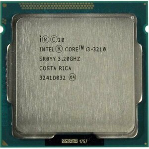 Процессор CPU Intel Core i3-3210 3.2 GHz/SVGA HD Graphics 2500/0.5+3Mb/5 GT/s LGA 1155