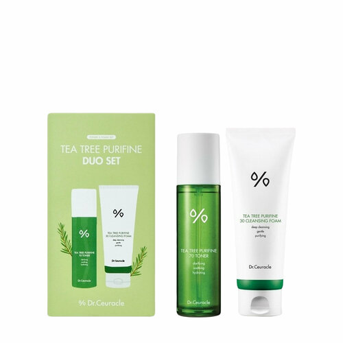 DrCeuracle Набор для ухода за проблемной кожей лица Tea Tree Purifine Duo Set 7490₽
