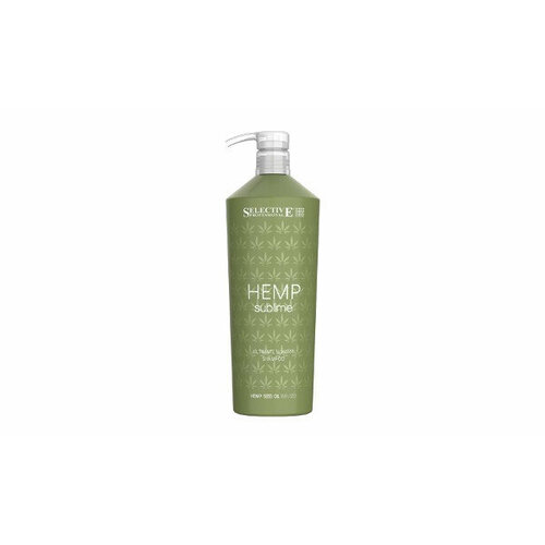 Selective Professional Hemp Sublime Ultimate Luxury Shampoo Увлажняющий шампунь с маcлом семян конопли для сухих и поврежденных волос 1000 мл