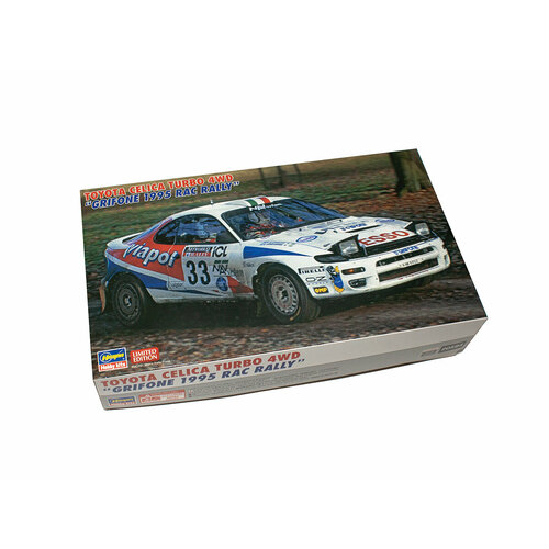 20594 Hasegawa Автомобиль Toyota Celica Turbo 4WD Grifone 1995 RAC Rally (1:24) toyota celica модели 2wd