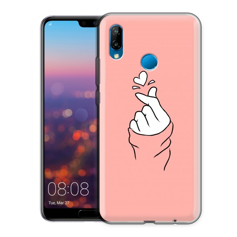 Дизайнерский силиконовый чехол для Huawei P20 Lite креативный принт