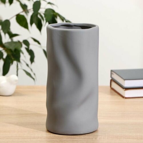 Ваза керамическая Илон 10х215см серый 1895₽