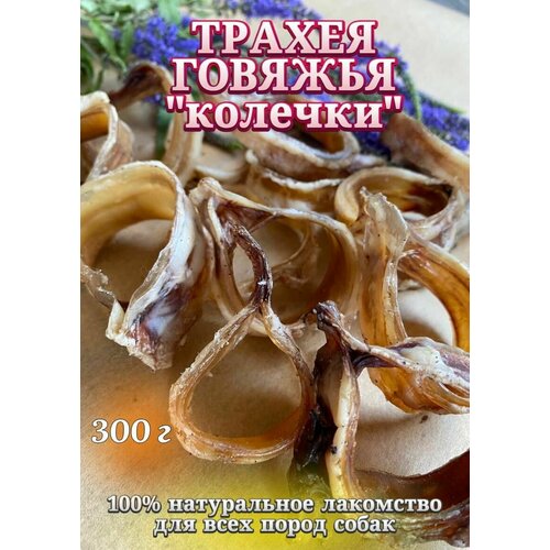 Натуральные лакомства для собак "Хищный нос" - Трахея говяжья "колечки"