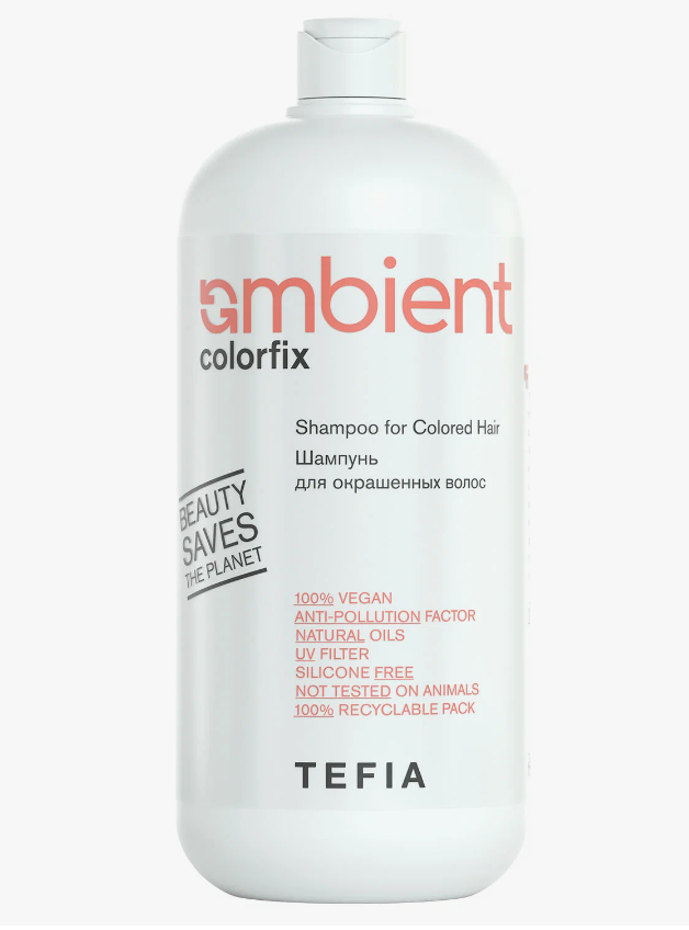 Шампунь для окрашенных волос AMBIENT, Tefia 950мл