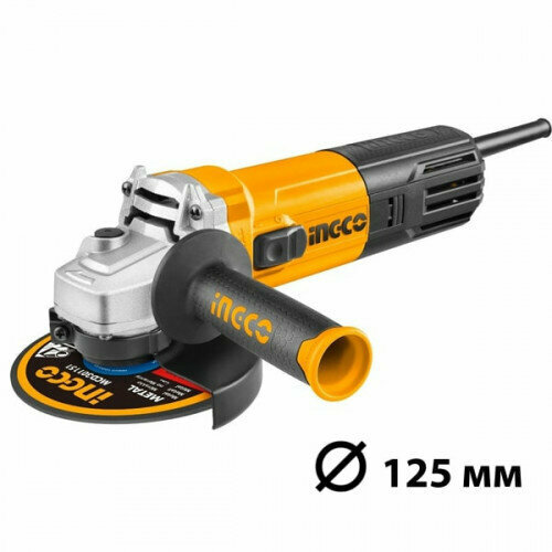 Шлифовальная машина угловая 1251300ВТ 11000 об МИН ВЕС 27КГ INGCO 8721₽
