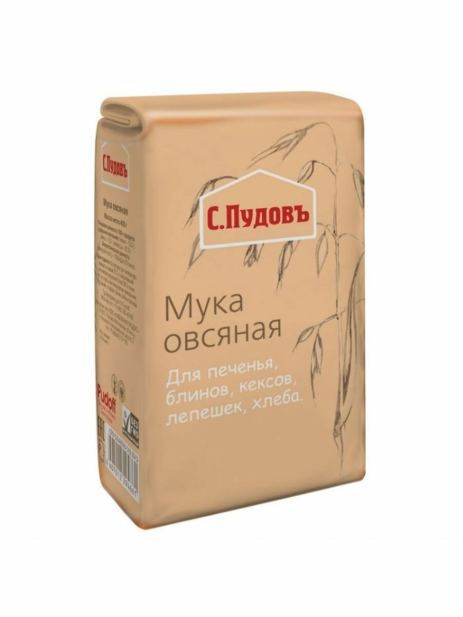 Мука овсяная С. Пудовъ 400 гр.