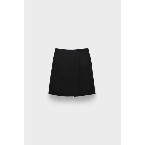 фото Шорты juun.j wrap shorts black, размер 42, черный