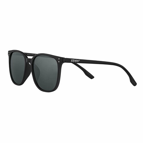 Солнцезащитные очки Zippo Очки солнцезащитные ZIPPO OB204-1, черный, серый солнцезащитные очки zippo коричневый