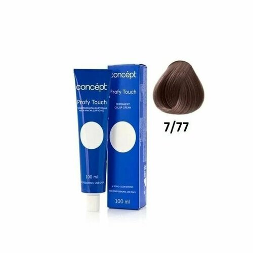 Concept Profy touch стойкая крем-краска 777 интенсивный светло-коричневый 100 мл 325₽
