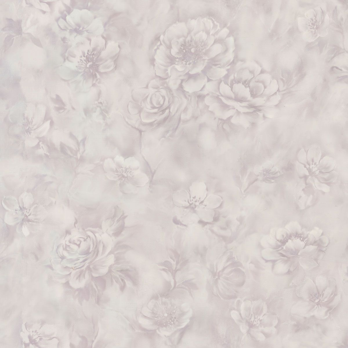обои 7143-11 euro decor blooming флизелин 1.06x10,05м флористика серый - фото №2