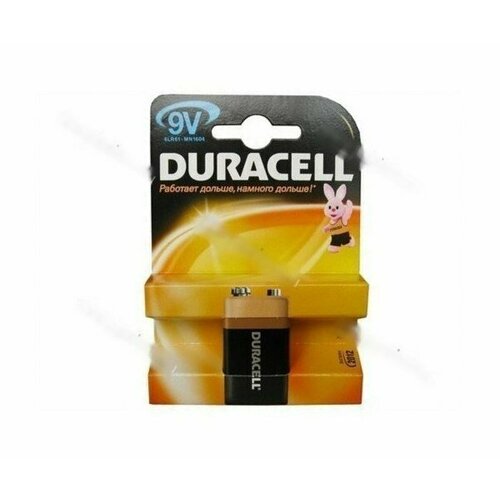 Батарейка duracell 6lr61/6lf22 крона 9v батарейка щелочная duracell 6lf22 6lr61 9v крона