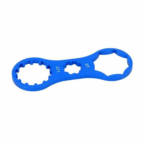 Ключ для крышки передней вилки велосипеда 8T 12T, 1шт mtb bike bicycle front fork cap wrench tool 105 35 4mm for sr suntour xcr xct xcm rst cycling repair disassembly tool accessory