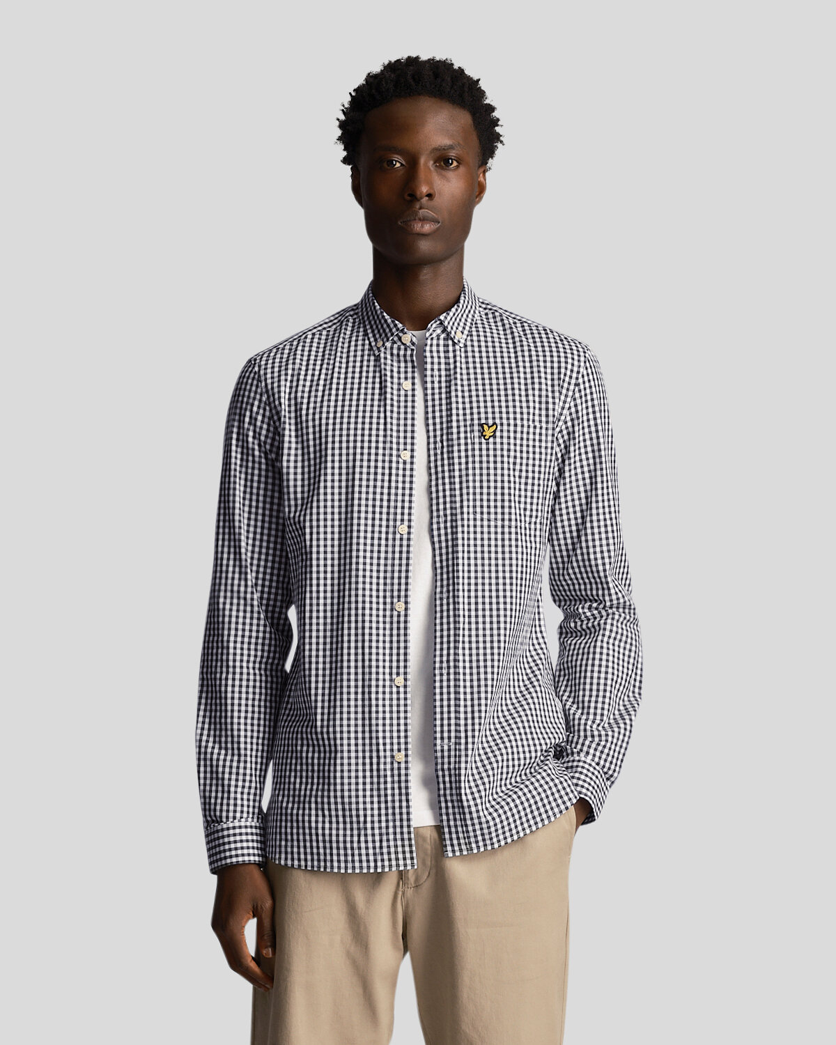 Рубашка Lyle & Scott LS Slim Fit Gingham Shirt