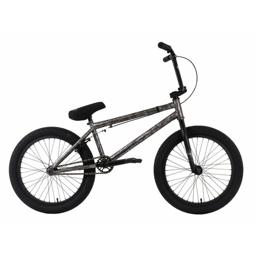 Велосипед BMX TECH TEAM GRASSHOPPER 20'х20,8' серый 2024 NN012695 NN012695