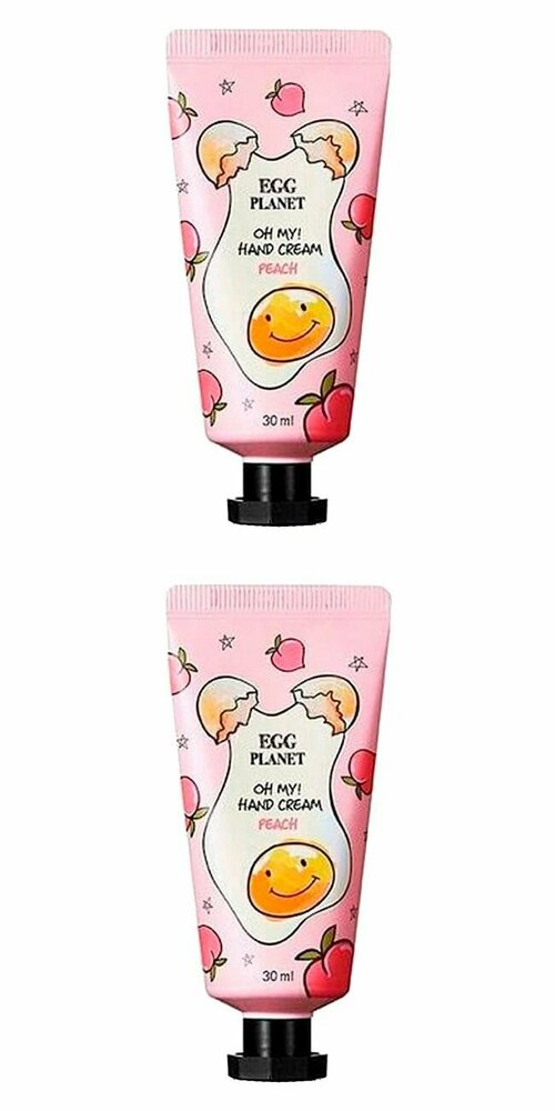 Daeng Gi Meo Ri Крем для рук Egg Planet Oh Me Hand Cream, с ароматом персика, 30 гр, 2 шт.