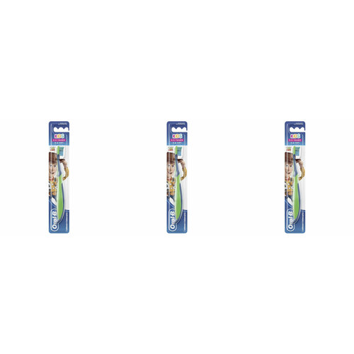 Oral-B Зубная щетка Kids Toy Story экстрамягкая для детей 3-5 лет, 3шт