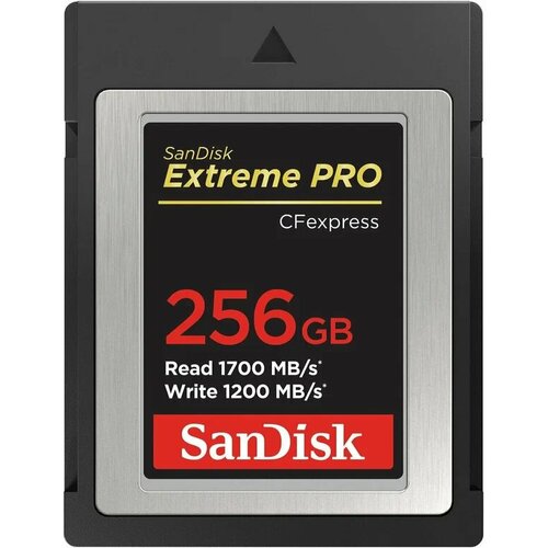 Карта памяти SANDISK EXTREME PRO 256 GB CF EXPRESS 1700/1200 TYPE B карта памяти smart gear cf express type b forsage series cards 512 gb