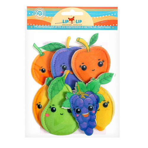 Liplip Игра конструктор Фрукты 7 деталей 1050₽