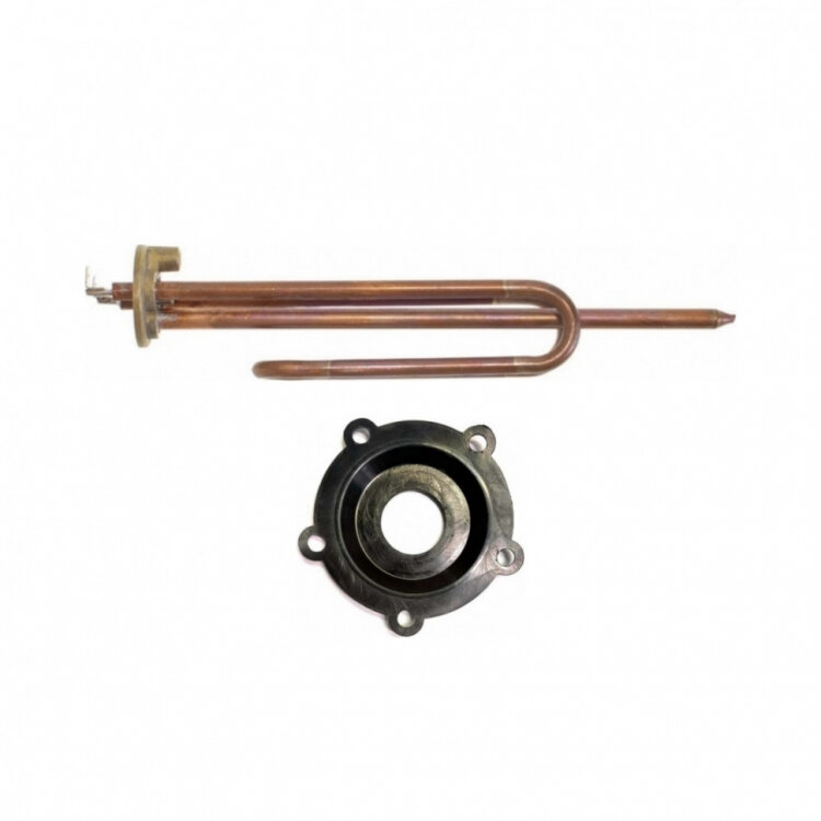 фото Комплект ТЭН Thermex ERS/ESS 1500W, итатэн, медь, D48мм, М6, трубка под термостат D10мм, 220V + прокладка, 20460K2